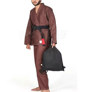 Uniforme de Jiu Jitsu BJJ Gi con Logotipo Personalizado en la Parte Delantera, Alta Calidad, Elástico, Ligero, Transpirable, Venta Directa de Fábrica, Entrenamiento - Product Image 5