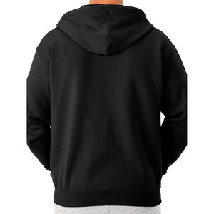 Sudadera con capucha y cremallera para hombre, 100% algodón, estilo urbano, transpirable y cómoda, para otoño, venta al por mayor - Product Image 4