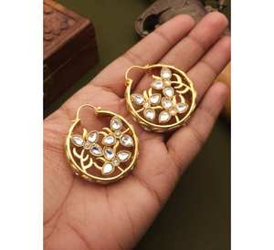 Pendientes de Aro Chapados en Oro Multicolores de Diseño Elegante, Novedad, para Uso Casual y Fiestas, Estilo Moderno, Joyería de Moda en Venta - Product Image 2