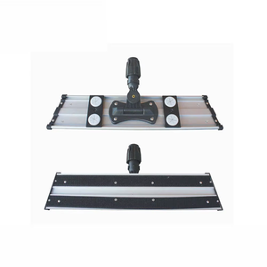 Serpillère plate en aluminium robuste avec manche télescopique, design rectangulaire, méthode manuelle pour usage domestique, ensemble de serpillères réutilisables inclus - Product Image 2