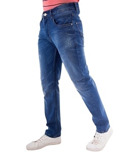 Jean en Denim de qualité supérieure pour homme, couleur unie, décontracté, pas cher, Premium, OEM, nouvelle collection 2020 - Product Image 4