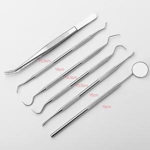 Kit d'outils d'hygiène dentaire en acier inoxydable de haute qualité |   Ensemble d'instruments chirurgicaux manuels, autoclavables, certifiés CE pour - Product Image 4