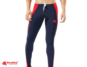 Leggings de compression pour hommes BHUTTA ENTERPRISES, design personnalisé, respirants, antibactériens, taille élastique, longueur intégrale, imprimé yoga - Product Image 4