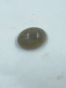 Opale naturelle de qualité supérieure, forme ovale, couleur beige foncé, 7,60 carats, 12x16,70 mm, pour la fabrication de bijoux - Product Image 5