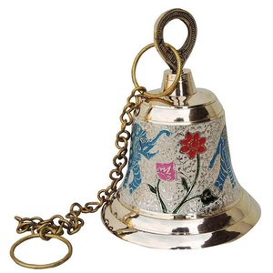 RAZVI INTERNATIONAL RI-84025 Brass Wind <b>Chime</b> <b>Bell</b> 50mm Traditional Hanging Indoor Decor Durable Clear Sound Handmade - Product Image 2