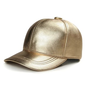 REDHIT SPORTS Gorra de Béisbol Metálica Plateada de Moda, Gorra Snapback de Cuero PU Brillante de Primera Calidad, Ajustable, Unisex, Transpirable e Impermeable - Product Image 4
