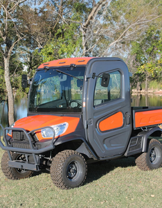 Véhicule utilitaire diesel 4x4 japonais d'origine RTV-1100C avec cabine fermée, climatisation, benne basculante - UTV agricole à vendre à prix réduit - Product Image 2