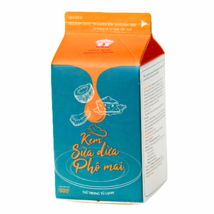Venta al por mayor, envío directo de fábrica, bebida HALAL, sin lácteos, OEM/ODM, crema de coco para postres, 500 g, café y leche - Product Image 1
