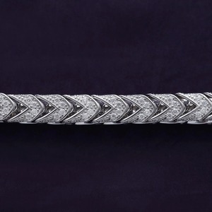 สร้อยคอเงินแท้ 925 ประดับมอสซาไนต์สำหรับผู้ชาย ของขวัญสำหรับเขา - Product Image 3