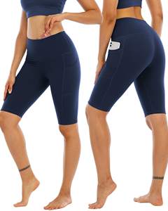 Shorts de sport taille haute sans coutures pour femme, idéal pour le yoga, la course et l'entraînement en salle de sport - Product Image 2