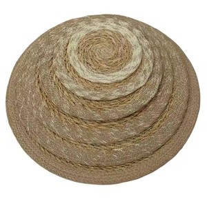 Sous-verre en jute rustique fait main, résistant à la chaleur, pour table, vente en gros à bon prix - Product Image 5