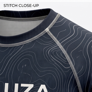 High Quality Unisex Short Sleeve Rash Guard Heat-Transfer Printed Breathable Eco-Friendly Quick Dry UPF 50+ Athletic <b>Compression</b> - Product Image 6