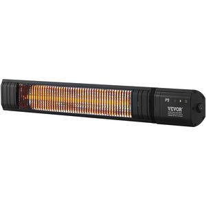 Chauffage extérieur infrarouge électrique 1500W avec télécommande, 9 vitesses, minuterie 24h, chauffage infrarouge 1500W - Product Image 1