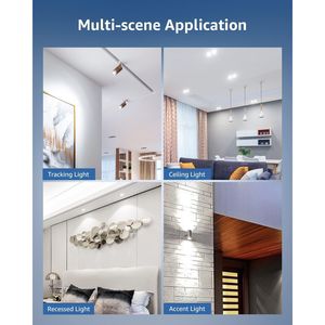 Set di 10 Lampadine LED GU10 Non Dimmerabili 5000K Luce Bianca Diurna 4W per Illuminazione a Binario Incassato - Product Image 4