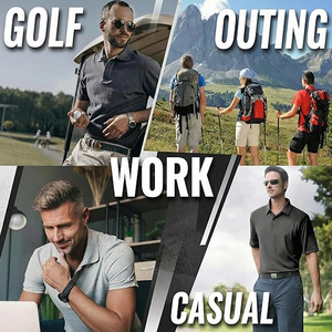 Camisa Polo de Uniforme Corporativo para Hombre, Ropa de Golf de Secado Rápido, Proveedor Mayorista de EE. UU. - Product Image 2