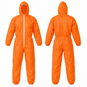 Overol Impermeable Personalizado con Capucha y Logotipo Impreso, con Cierre Frontal, Traje Protector para Uso Industrial 2026 - Product Image 1