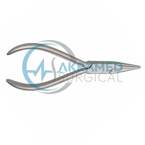 Premium Dental Orthodontic Langenbeck <b>Pliers</b> Stainless Steel Smooth Round <b>Flat</b> <b>Nose</b> Wire Bending Surgical Instruments CE - Product Image 4