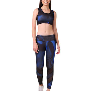 Conjunto de Yoga Deportivo para Mujer, Más Vendido, MOQ Bajo, con Material Elástico Flexible, Logotipo Personalizado, Conjunto de Entrenamiento - Product Image 1