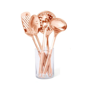 Copper Cooking Spoon <b>Kitchen</b> <b>Tools</b> And <b>Gadgets</b> Turner Rose Gold Color Cooking Utensil - Product Image 2
