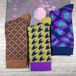 Wholesale Cute Soft Cotton Cozy <b>Womens</b> Striped Crew <b>Socks</b> for <b>Women</b> - Product Image 4