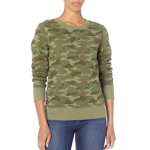 OEM Custom Heavy <b>Weight</b> <b>Blanks</b> Sweatshirts for Women Unisex Custom Crewneck Sweatshirts Embroidered Custom logo camo Sweaters - Product Image 2