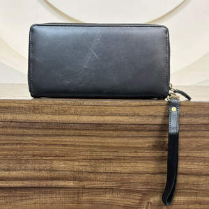 Factory Wholesale Luxury Fashion RFID Long <b>Card</b> Holder Genuine Leather Wristlet <b>Wallets</b> Minimalist Custom Zipper Clutch <b>Women's</b> - Product Image 4