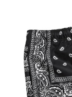 Pantalones Cortos de Hombre 2024 de Moda, Tallas Grandes, Doble Capa, Diseño Paisley, Malla Ecológica, Transpirables, Antibacterianos, de Secado Rápido, 5 Pulgadas de Entrepierna