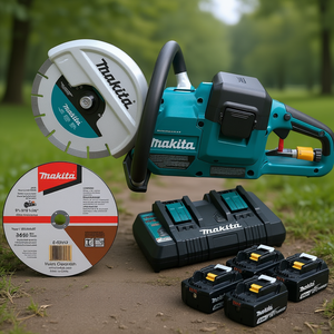 Coupe-herbe sans fil 36V 9 pouces avec frein électrique et 4 batteries - Product Image 3