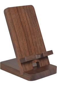 Support de téléphone portable en bois de qualité supérieure, élégant support de smartphone en bois pour bureau, table, accessoires de bureau et de maison - Product Image 4