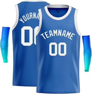 Conjuntos de Camisetas de Baloncesto de Alta Calidad, Uniformes Personalizables para Todos los Equipos, Transpirables, 100% Poliéster Sublimado, Sin Mangas - Product Image 1