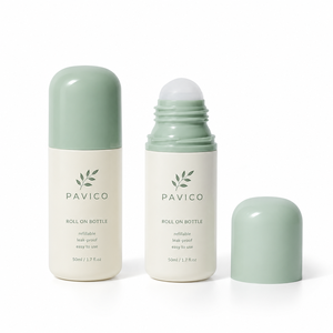 Flacon Roll-on Rond Personnalisé en PP 50ml Pastel avec Pompe Pulvérisatrice pour Déodorant et Emballage Cosmétique – Usine Vietnamienne Pavico - Product Image 1