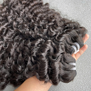 Pelucas de cabello humano con encaje frontal suizo HD y encaje frontal, cabello virgen, cierre de encaje, cabello rizado birmano al vapor, color natural. - Product Image 4
