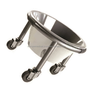 Top Quality WARSAW MEDICAL Kick Bucket With Trolley Stainless Steel ISO & CE Certified Hollowware Instruments | needle holder - Product Image 2