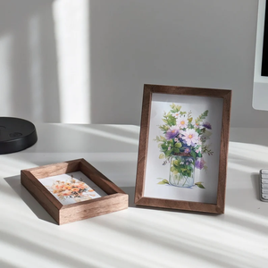 Wooden Brown <b>Picture</b> <b>Frame</b> <b>for</b> <b>Wall</b> and Desktop Display by blossom craft india - Product Image 2