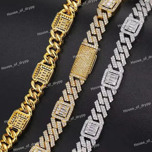 Elegante Brazalete de Plata 925 con Diamantes de Moissanita y Diseño Brillante, Brazalete Perfecto para Bodas y Aniversarios, Unisex - Product Image 3