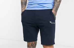 Pantalones Cortos Bermuda de Algodón de Color Sólido para Hombre, Cintura Media, Cierre Elástico, Estilo Casual, Tejido Transpirable - Product Image 5
