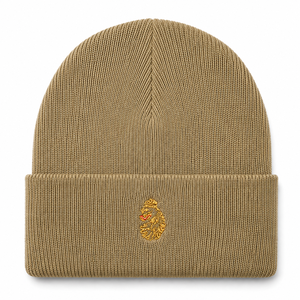 Bonnet en tricot côtelé tendance avec logo brodé, léger, pour l'hiver, idéal pour les activités décontractées en extérieur |   Fournisseur OEM ODM - Product Image 5