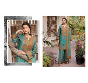 Ssumaira Presenta Charizma Print, Colección de Verano de 3 Piezas, Vestidos de Marca Pakistaní e India al por Mayor - Product Image 3