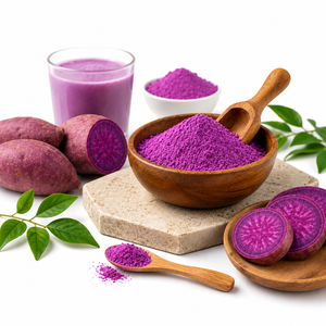 Polvo de Camote Morado KEI FU 100g, Certificado HALAL/HACCP, 24 Meses de Caducidad, para Té de Burbujas y Repostería - Product Image 3