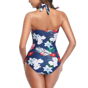 Traje de Baño de Color Sólido de Venta Directa de Fábrica, Traje de Baño Personalizado para Mujer, Traje de Baño de Una Pieza con Estampado Personalizado - Product Image 2