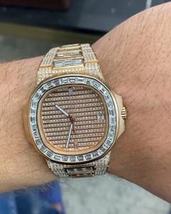 Reloj de Diamantes Moissanite Estilo Japonés Más Vendido para un Estilo de Vida de Lujo, Reloj Elegante de Alta Precisión a un Precio Competitivo - Product Image 6