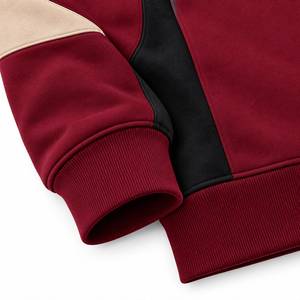 Sweat-shirt à col rond pour homme, de qualité supérieure, avec blocs de couleur, logo personnalisé brodé, écologique, décontracté, pour l'entraînement, vêtements de sport en coton - Product Image 3
