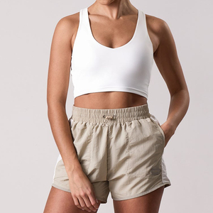 Shorts Deportivos para Mujer, Shorts de Tenis, Shorts para Correr, con Bolsillo Interior para Teléfono, Shorts de Compresión para Gimnasio - Product Image 5