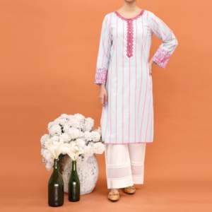 เสื้อเชิ้ตผู้หญิงปัก PS5056ผ้าฝ้าย1ชิ้น - Product Image 3