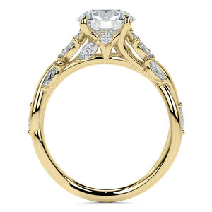 แหวนเพชรทรงเรเดียนท์คัทแบบสามเม็ด ดีไซน์คลาสสิกสวยงาม 18k/22k เพชรเลี้ยงในห้องปฏิบัติการ เหมาะสำหรับผู้หญิงและเด็กผู้หญิง สวมใส่ในงานปาร์ตี้ - Product Image 5