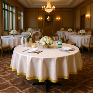 4x4 Ft Banquet Linen <b>Table</b> Top Cover Hotel Wedding Event Use <b>Tablecloths</b> - Product Image 3