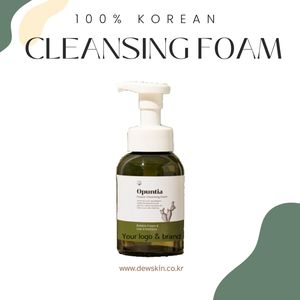 โฟมล้างหน้าวีแกนสำหรับขายส่ง สูตรอุดมด้วยสารสกัดจากออปันเทีย ช่วยทำความสะอาดรูขุมขนและปลอบประโลมผิวที่เป็นสิวง่าย - Product Image 1