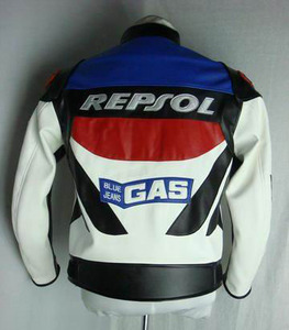 Veste en cuir de moto motard respirante et coupe-vent Vêtements de sport Veste d'équitation et vêtements - Product Image 6