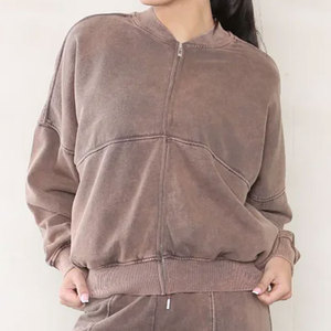 Survêtement pour femmes de haute qualité fabriqué au Pakistan, effet délavé à l'acide, prix de gros abordable - Product Image 4