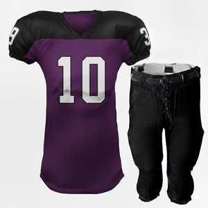 Uniforme de football américain personnalisé par sublimation, avec motif en sergé, maillot et pantalon d'uniforme de football américain - Product Image 1